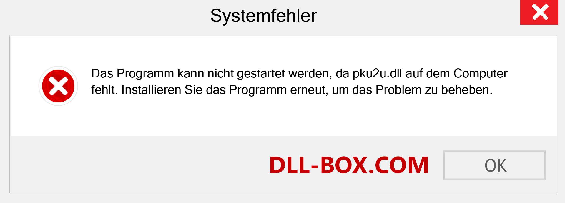 pku2u.dll-Datei fehlt?. Download für Windows 7, 8, 10 - Fix pku2u dll Missing Error unter Windows, Fotos, Bildern